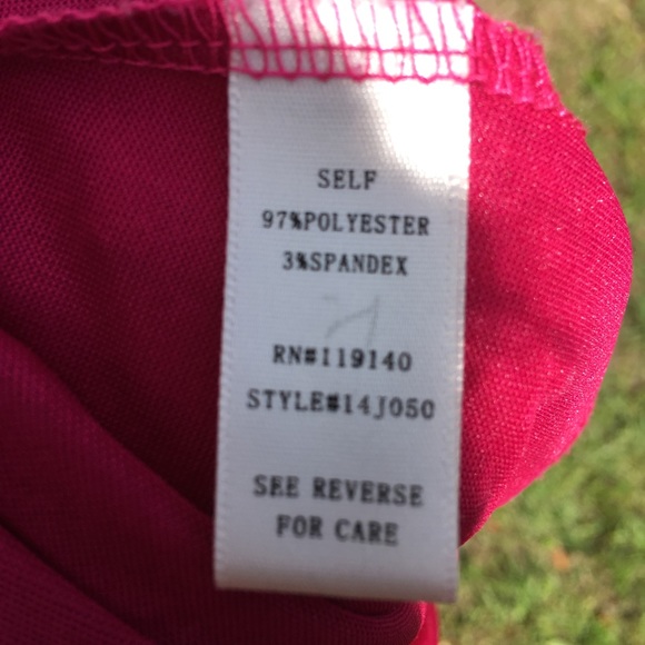 Double Zero S Hot Pink Fuchsia Party Dress - Picture 6 of 7